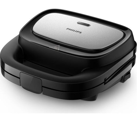 Philips 5000 Series HD2350/80 Sandwich Maker Black Silver Toastie Grill