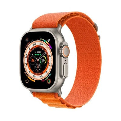 Apple Watch Ultra (GPS+Cellular, 49mm) Titanium Case + Orange Alpine Loop