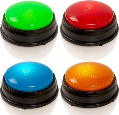 Learning Minds Lights & Sounds Answer Buzzers 4 Pack Interactive Game