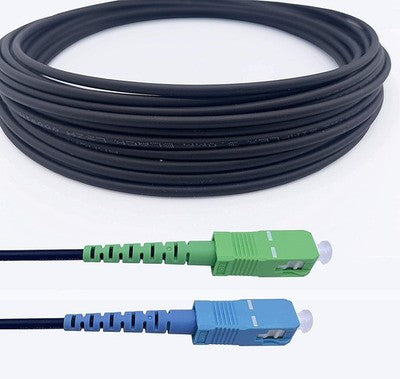 Elfcam Sc-Upc To Sc-Apc Single-Mode Simplex Armored Steel Fiber Optic Cable/150M