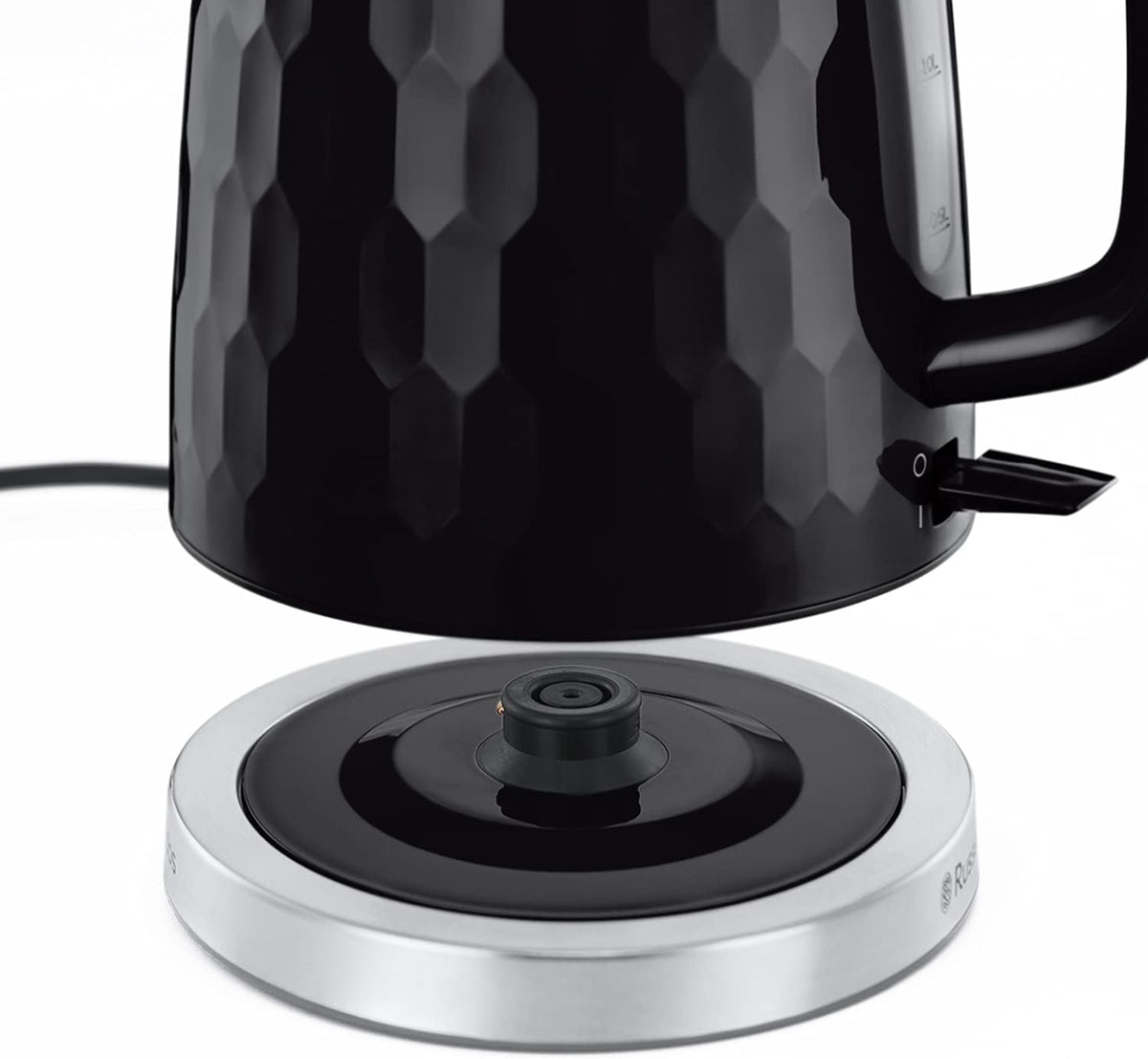 Russell Hobbs Honeycomb Black Plastic Kettle 26051