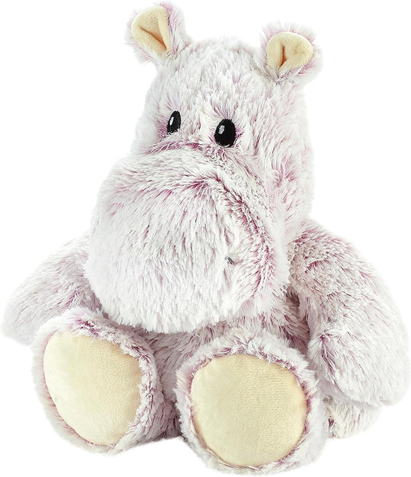 Warmies Large Microwavable Plush Marshmallow Hippo Hot Or Cold Lavender Scented - Rebx.co.uk