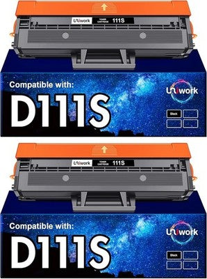 Uniwork Toner Cartridge Replacement for Samsung MLT-D111S D111L/D111S