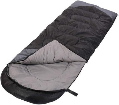 3 Season Sleeping Bag Lightweight Waterproof Camping Hiking Navy Blue