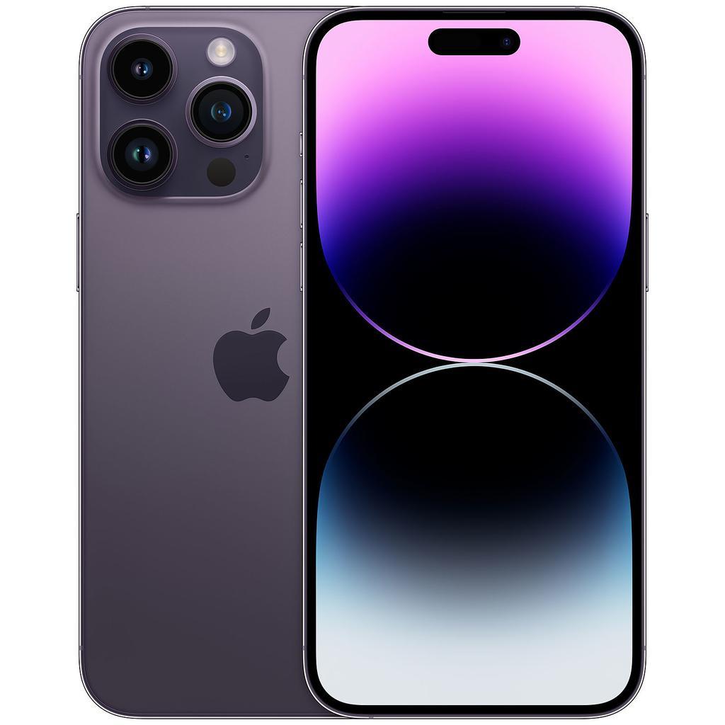 Apple iPhone 14 Pro Max 128GB Deep Purple - Used Fair - Battery health is 79%.