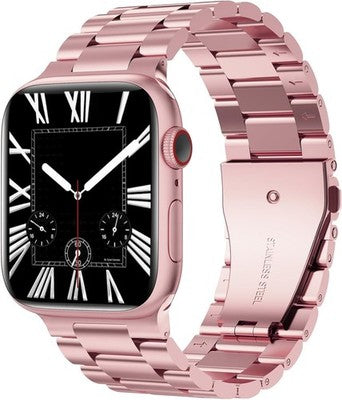Higgs Stainless Steel Apple Watch Strap 38/40/41mm iWatch Ultra/1-8/SE Rosepink