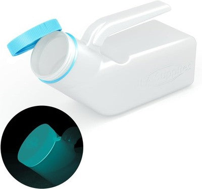 Jfa 1L Male Urinal Bottle Glow-In-Dark Lid, Portable Urine Bottle