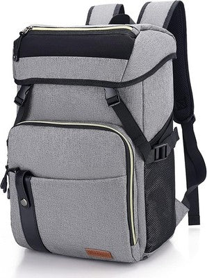 30L Insulated Cooler Backpack Waterproof Picnic Travel Bag Light Grey YG035