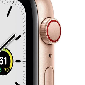 Apple Watch SE (GPS, 40mm) Gold Aluminium Case + Pink Sands Strap