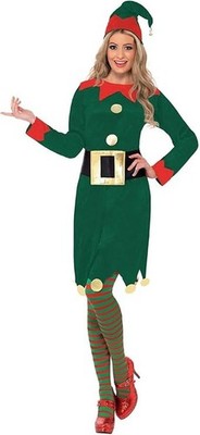 Smiffys Elf Costume Dress - Large