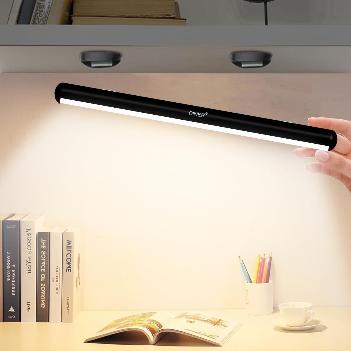 Rechargeable LED Under Cabinet Lights 5W 2000mAh Magnetic Remote Dimmable