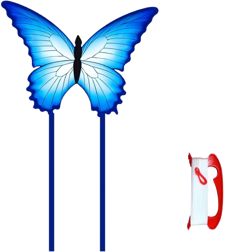 Huge Butterfly Kite for Kids and Adults, 53x29 inches with 59inch Tails,Easy to Assemble and Fly ,Beach and Summer Outdoor Toys - Rebx.co.uk