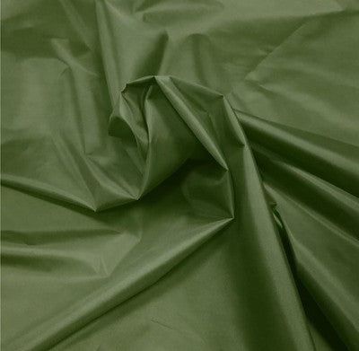 A-Express Waterproof Polyester Fabric 5oz Olive Green 50cm x 150cm Half Metre
