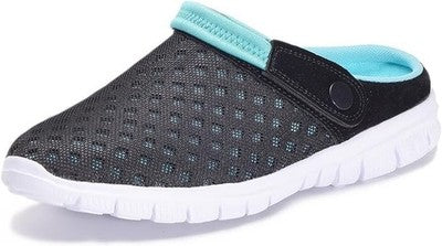 Eagsouni Mens Womens Breathable Mesh Slippers Blue UK 9.5 Flip Flops Shoes