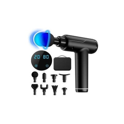 Portable Massage Gun 8 Heads Deep Tissue Muscle Massager 2023