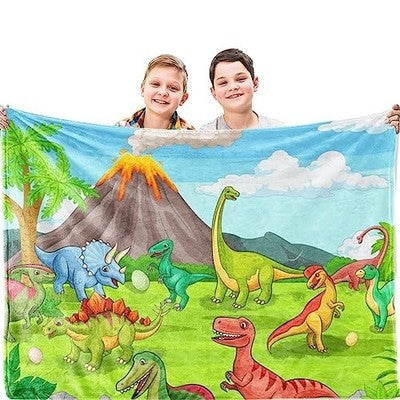 HSHRYY Flannel Blanket for Kids, Pattern 82, 50 x 60in