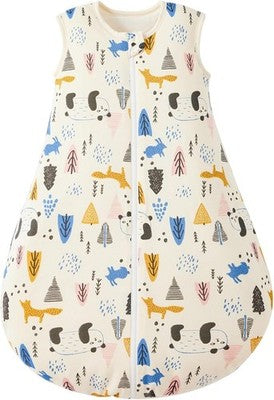 Duomiaomiao Baby Sleeping Bag 1.5 Tog Cotton Panda Forest XL 18-36 Months