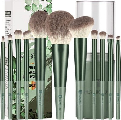 Makeup Brushes Set, 11 Pcs Premium Synthetic Kabuki Brushes With Travel Case