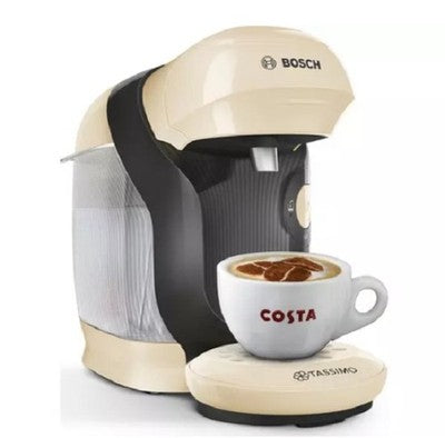 Tassimo By Bosch Style TAS1107GB Coffee Machine, Cream, 0.7L