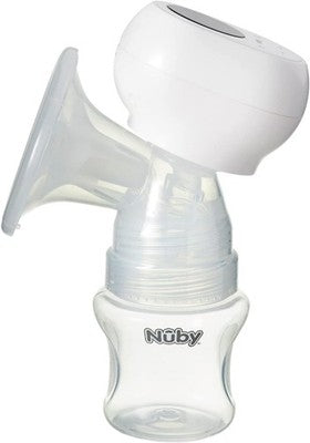 Nuby Wireless Breast Pump - Rechargeable, Touchscreen, Compact