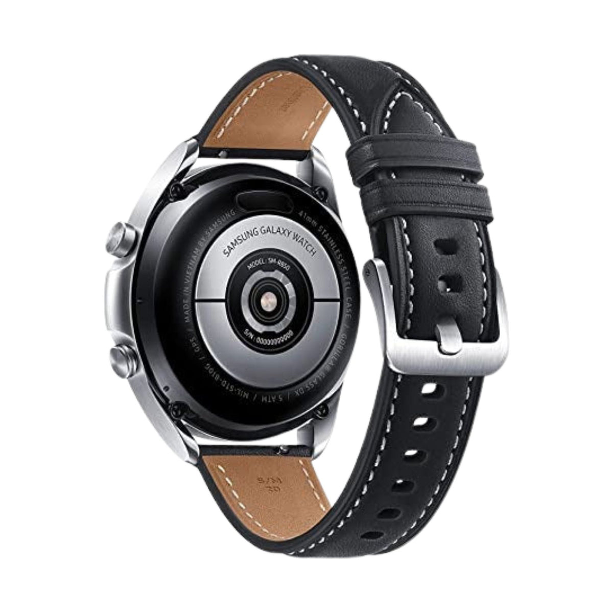 SAMSUNG Galaxy Samsung Galaxy Watch3 (Cellular, 45mm) Mystic Silver Case + Strap 