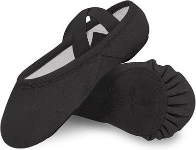 Ballet Slippers For Women Classic Split-Sole Canvas Dance Gymnastics Uk6.5