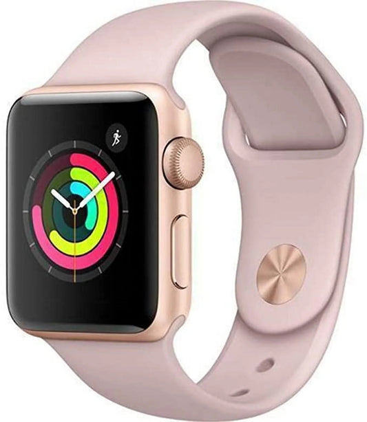 Apple Watch Series 3 (GPS + LTE, 42mm) Gold Aluminium Case + Pink Sand Strap