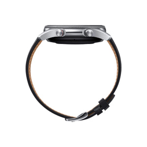 SAMSUNG Galaxy Samsung Galaxy Watch3 (Cellular, 45mm) Mystic Silver Case + Strap 