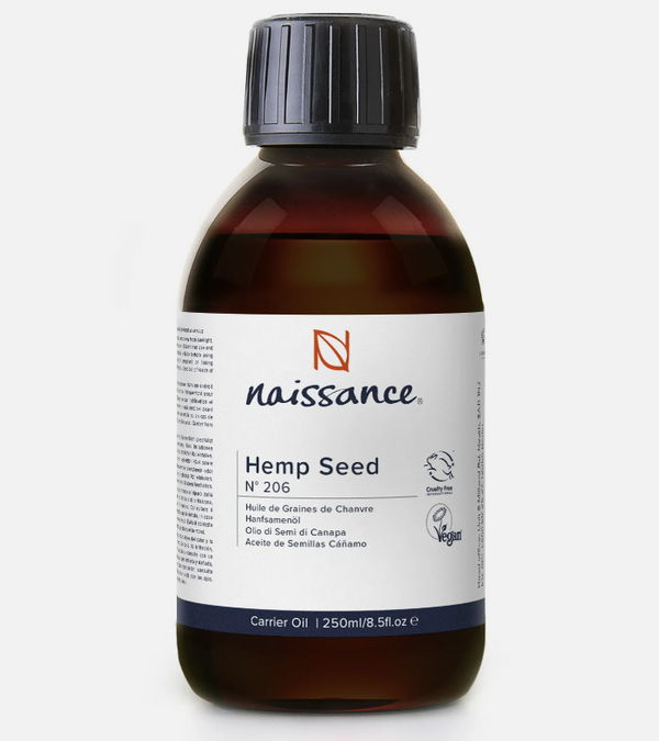 Naissance Hemp Seed Cold Pressed Oil (No.206) - 250ml - Massage, Skincare - Rebx.co.uk