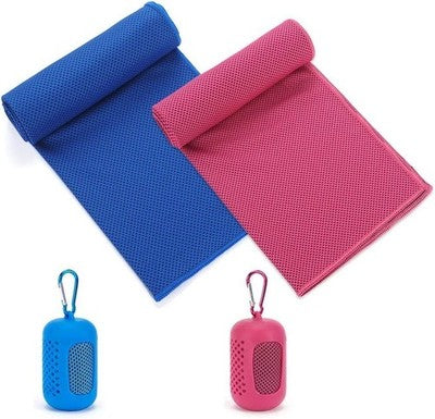 Feicuan Microfibre Cooling Towel 90X30cm Ice Towel, Quick Dry, Compact