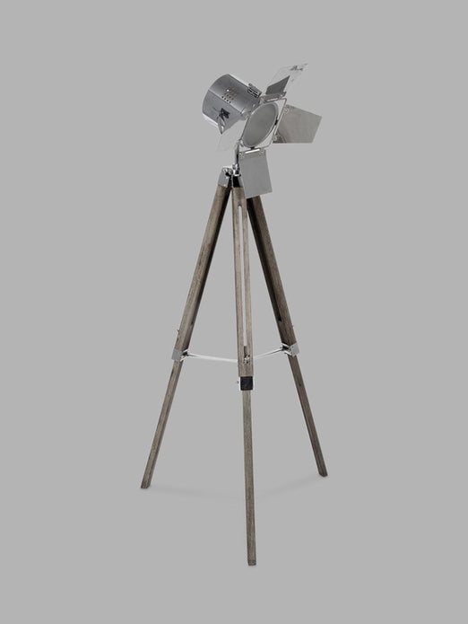 Pacific Lifestyle Hereford Tripod Floor Lamp, Grey - VERY GOOD REFURBISHED - Rebx.co.uk