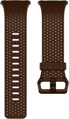 Fitbit Unisex Adult Ionic Leather Band Only, Cognac, Small New