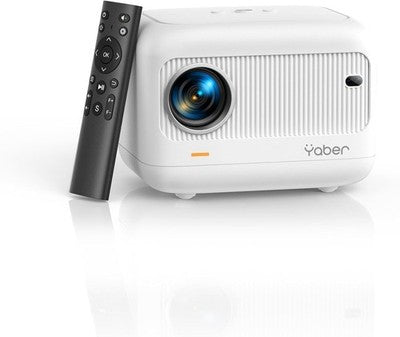 YABER E1 Mini Projector 10000 Lumens 1080P 5G WiFi Bluetooth Portable