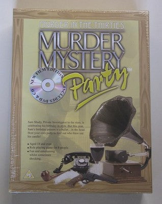 Murder Mystery Party Murder In The Thirties Dvd Game By Bv Leisure 2005