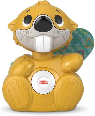 Fisher Price Boppin Beaver - Interactive Baby Tummy Time Toy