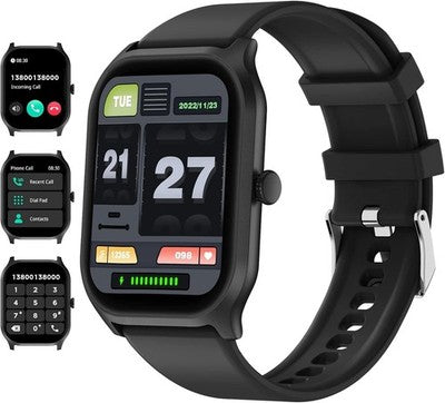 FEELNEVER Smart Watch 2.01in Bluetooth Call Heart Rate IP67 iOS Android
