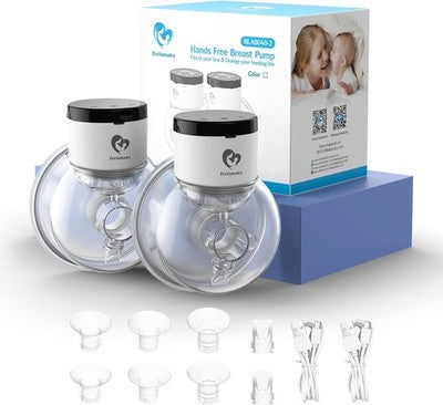 Bellababy Wearable Breast Pump Wireless Portable LCD 4 Modes + 17/19/21mm