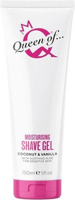 Queen Oohlala Coconut Vanilla Womens Shave Gel Sensitive 150Ml