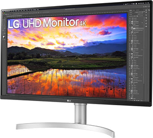 LG 32" 32UN650K-W 3840x2160 IPS 60Hz FreeSync HDR Gaming Monitor - White