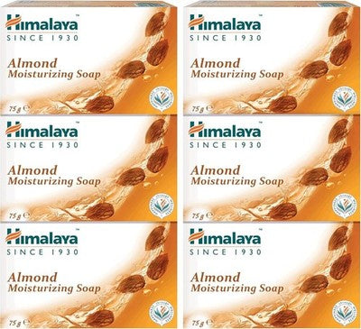 Himalaya Nourishing Cream & Honey Soap 75G (Pack Of 6) - Moisturizing Soap