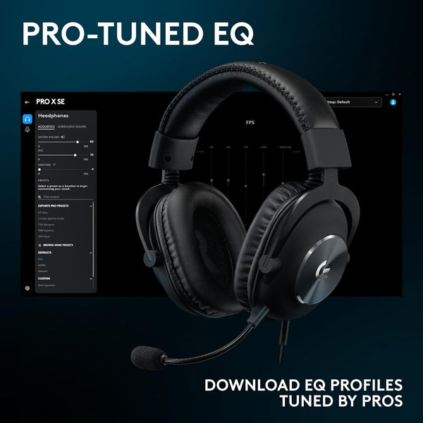 Logitech G Pro X SE Wired Gaming Headset with Microphone