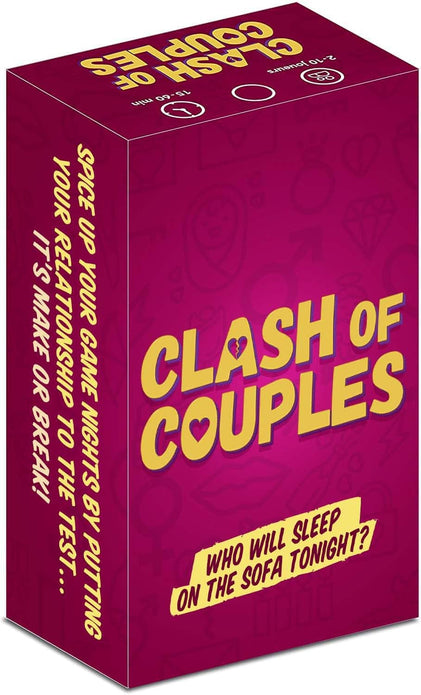 Clash of Couples – Couples Games – 400 Questions – Games for couples sets - Rebx.co.uk