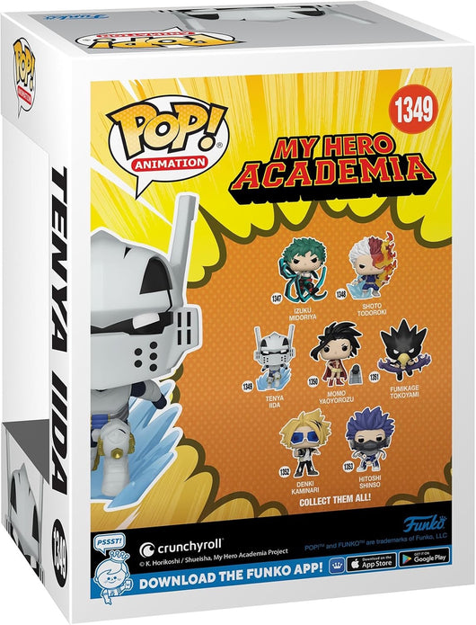 Funko POP! Animation: MHA - Tenya Iida - Ingenium - (Recipro Burst) - My Hero Academia - Collectable Vinyl Figure - Gift Idea - Official Merchandise - Toys for Kids & Adults - Anime Fans - NEW OPEN BOX - Rebx.co.uk