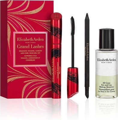 Elizabeth Arden Grand Lashes Mascara Set 3pc Volume Length Curl Gift