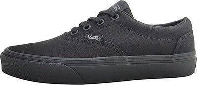 Vans Womens WM Doheny Sneaker Black Canvas Black 186 UK 8 Lace Up Trainers