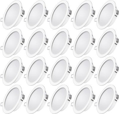 LED Recessed Ceiling Lights, 4W 339LM Warm White 3000K, LED Downlights