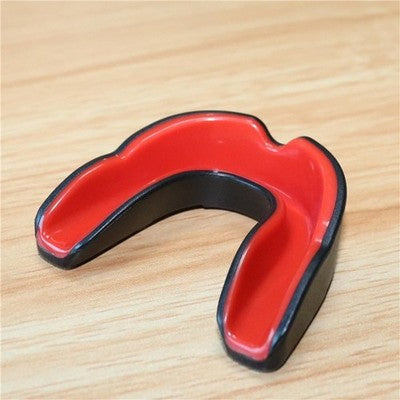 Pro Mouth Guard Gum Shield For Contact Sports, Black/Red, Youth And Adult