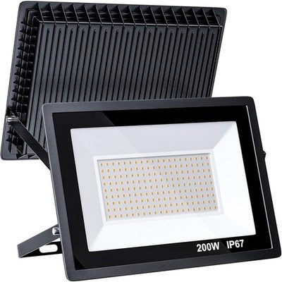 MIWAT Ultra-Thin 200W LED Floodlight 220V Warm White 2700K Outdoor Light