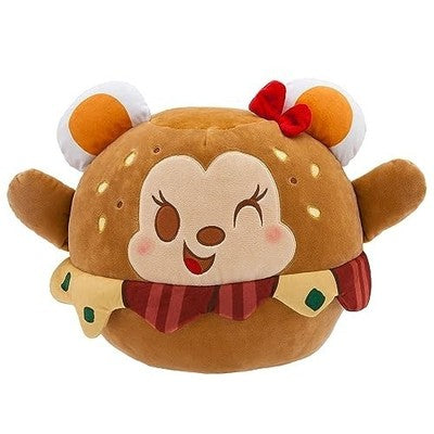 Disney Store Minnie Mouse Bagel Sandwich Munchlings Medium Soft Toy Plush