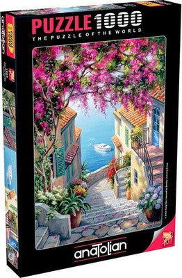 Puzzle 1000 pieces Escaliers vers la mer Jigsaw Puzzle Seaside Scene